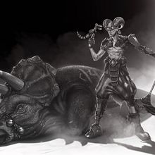 Carnivore Raw. Un progetto di Illustrazione tradizionale, Character design, Illustrazione digitale, Stor, telling, Arte concettuale, Disegno digitale, Pittura digitale e Disegno anatomico di Iliyan Tsvetanov - 04.03.2023