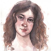 My project for course: Watercolor Portraits: Capture a Model's Personality. Fine Arts, Painting, Watercolor Painting, and Portrait Drawing project by liakhulia - 03.01.2023