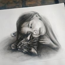 My project for course: Artistic Charcoal Portraiture: Creating Atmosphere . % marina_kozlovskaya tarafından hazırlanan Geleneksel illüstras, on, Güzel sanatlar, Çizim, Portre Çizimi, Gerçekçi Çizim, Ve Sanatsal Çizim projesi - 03.04.2023