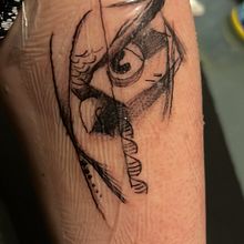 Mein erstes Tattoo auf echter Haut. Projekt z dziedziny Projektowanie tatuaż użytkownika tattoo_4 - 04.03.2023