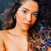 She is Fran Costa - My Project in Portrait Painting by Rod Lovell. Design, Traditional illustration, Pencil Drawing, Drawing, Portrait Drawing, Realistic Drawing, Artistic Drawing, Digital Drawing, Figure Drawing, Colored Pencil Drawing, Portrait Photograph, Portfolio Development, Self-Portrait Photograph, Photograph, Post-production, Fashion Design, Fashion Illustration	, Fashion Photograph, Digital Illustration, Digital Painting, Painting, Watercolor Painting, Acr, lic Painting, Oil Painting, Gouache Painting, Matte Painting, Decorative Painting, Arts, Crafts, Fine Arts, Br, ing & Identit project by Rod Lovell - 02.27.2023