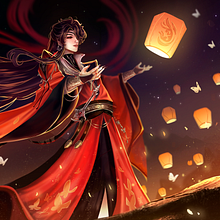 hua cheng fanart  . % chuleta_chan tarafından hazırlanan Geleneksel illüstras, on, Çizim, Ve Sanatsal Çizim projesi - 02.19.2023