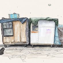 My project for course: Expressive Architectural Sketching with Colored Markers. Sketching, Drawing, Architectural Illustration, Sketchbook & Ink Illustration project by Michael Connelly - 03.05.2023