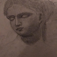 My project for course: Realistic Portrait with Graphite Pencil. Un projet de Illustration traditionnelle, Beaux Arts, Esquisse , Dessin au cra, on, Dessin, Dessin de portrait, Dessin réaliste, Dessin artistique , et Dessin anatomique de Eka Begashvili - 05.03.2023