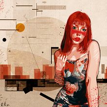 Mi proyecto del curso: Técnicas de ilustración para retratos con Illustrator y Photoshop. Un proyecto de Ilustración tradicional e Ilustración digital de ricardo ramirez - 05.03.2023