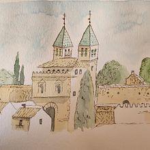Una de Toledo. Traditional illustration project by mari carmen Gómez - 03.06.2023