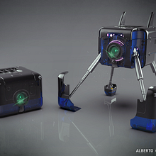 Mi proyecto del curso: Introducción al modelado hard surface . Un progetto di 3D e Modellazione 3D di Alberto Gallego - 06.03.2023