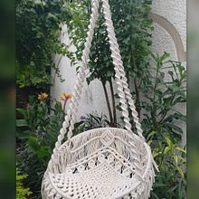 Mi proyecto del curso: Macramé: diseña y construye una hamaca. Macramé project by Nelda Barba - 03.06.2023