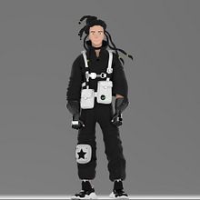 Trabajo final de Grado - Lic. en diseño y animación digital. 3D Modeling, Animation, 3D Character Design, 3D Design, and 3D Animation project by Melanie Chavero - 11.01.2022