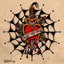 Tradi sketches . Un progetto di Illustrazione tradizionale e Design di tatuaggi di Estefano Rey Peñaherrera - 07.03.2023