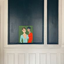 Portrait de ma mère et de ma sœur . Un progetto di Belle arti di Julie Gil - 07.03.2023