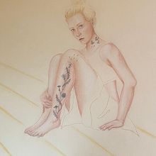 My project for course: Illustration with Pastel and Coloured Pencils. Projekt z dziedziny Trad, c, jna ilustracja,  Sztuki piękne, R, sunek ołówkiem,  R, sunek, Portret, R, sunek realist, czn,  R, sunek art, st i czn użytkownika annemillustrice - 07.03.2023