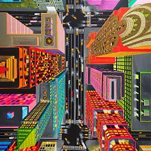 Happy NYC. Un proyecto de Ilustración tradicional, Arquitectura, Artesanía, Bellas Artes, Diseño gráfico, Paisajismo, Pintura, Arte urbano, Creatividad, Dibujo artístico e Instagram de Roberto Bernal - 07.03.2023