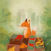 Tales from the City - Cover Artwork. Traditional illustration, and Character Design project by Raahat Kaduji - 02.20.2023