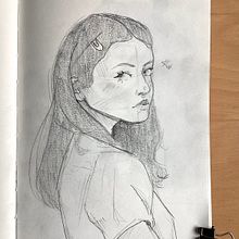Retratos a lápiz. Pencil Drawing, Drawing, Portrait Drawing, and Sketchbook project by Alicia Ribes - 03.07.2023