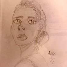 Mi proyecto del curso: Sketchbook de retrato: explora el rostro humano. Sketching, Drawing, Portrait Drawing, Artistic Drawing, and Sketchbook project by msboada - 03.02.2023