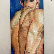 Trabajo Personal - Práctica de óleo sobre tabla de lienzo. Oil Painting, Painting, and Realistic Drawing project by W4D - 03.08.2023