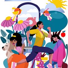 Ilustracja cyfrowa: mariaż wyobraźni i kolorów. Projekt z dziedziny Trad, c, jna ilustracja,  R, sunek, Ilustracja c i frowa użytkownika Basia - 08.03.2023