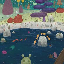 My project for course: Children’s Illustration with Procreate: Paint Magical Scenes. Traditional illustration, Digital Illustration, Children's Illustration, Digital Painting, and Picturebook project by Karina Pavlova - 03.08.2023