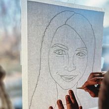 My project for course: Cross-Stitch Portrait Creation. Embroider, Decoration, and Textile Design project by wunderkind.gallery - 03.08.2023