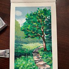 My project for course: Landscape Painting with Gouache for Beginners. Artes plásticas, Pintura, Ilustração naturalista, e Pintura guache projeto de joehalbert11 - 07.03.2023