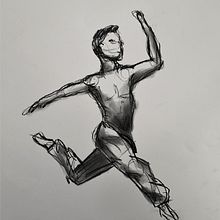 Bocetos cuerpo en movimiento. Un projet de Dessin au cra , et on de Anaïs Castro Pros - 09.03.2023