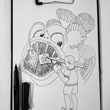 My project for course: Artistic Illustration: Draw from Your Imagination. Projekt z dziedziny Trad, c, jna ilustracja,  Malarstwo, Kreat, wność, R, sunek ołówkiem,  R i sunek użytkownika Yaroslav Boshnakov - 08.03.2023