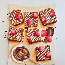 My project for course:  Flavorful Food Illustration with Watercolor . Ilustrasi tradisional, Seni Rupa, Lukisan, Dan Lukisan Cat Air proyek oleh Pascale Payet - 03.09.2023