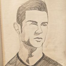 Siuuu. Desenho a lápis, Desenho, e Desenho de retrato projeto de IVAN ESQUIVEL - 09.03.2023