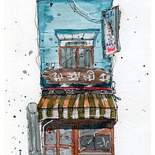 Mi proyecto del curso: Dibujo arquitectónico expresivo con marcadores de colores. Sketching, Drawing, Architectural Illustration, Sketchbook & Ink Illustration project by Virginia Dell Arciprete - 03.09.2023