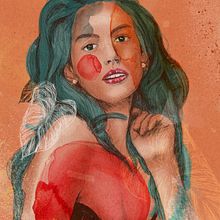 Mi proyecto del curso: Retrato ilustrado con Procreate. Un proyecto de Ilustración tradicional, Ilustración vectorial, Ilustración digital y Dibujo de Retrato de Ronaldo Peraza Rodríguez - 10.03.2023