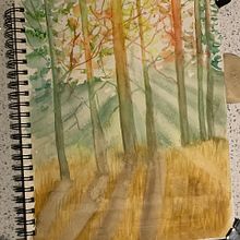 My project for course: Dreamy Watercolor Landscapes: Paint with Light . % corinawaage tarafından hazırlanan Tablo, Sulubo, Ve a Resim projesi - 03.10.2023