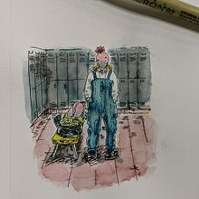 First Sketchbook, First Sketches. Sketching, and Watercolor Painting project by LeAnne - 10.01.2022