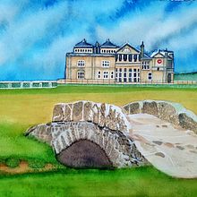 My project for course: Watercolor Travel Journal. Traditional illustration, Watercolor Painting, Architectural Illustration, and Sketchbook project by Diyana - 03.10.2023