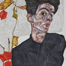 Estudio de Egon Schiele. Artes plásticas, Pintura, Pintura a óleo, e Desenho de retrato projeto de Begoña Blázquez Parro - 09.03.2023