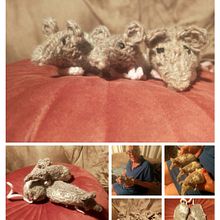 Mijn project van de cursus: Brei een realistische puppyknuffel met garen. Un progetto di Fiber Art, DIY e Textile Design di Marion Schenk - 10.03.2023