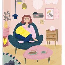 Mon projet du cours : Illustration numérique colorée sur Procreate . Ilustrație tradițională, Desen, Ilustrație digitală și Desen digital de withalovelikethat - 03.10.2023