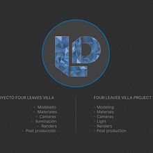 Proyecto Four Leaves Villa (curso Domestika visualización arquitectónica). 3D, Architecture, Interactive Design, Interior Architecture, Lighting Design, Photograph, Post-production, 3D Modeling, Photographic Composition, and Animation project by Luciano Cecchini - 03.09.2023