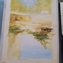 Mi proyecto del curso: Paisajes naturales en acuarela. Un proyecto de Bellas Artes, Pintura y Pintura a la acuarela de José Fernando - 10.03.2023
