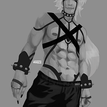Genshin. Traditional illustration, and Drawing project by Gabriela Branco - 03.10.2023