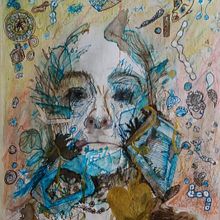 Die unsterbliche Geliebte. Traditional illustration project by Antonio Visciano - 03.10.2023