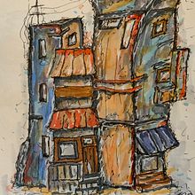 Afternoon . Traditional illustration project by mito_marisa - 02.24.2023
