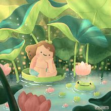 My project for course: Atmospheric Scenes in Procreate: Paint with Color and Light. Traditional illustration, and Digital Illustration project by arissa - 03.09.2023
