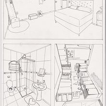 Desenho de Estúdio Vida Doméstica. Drawing project by Hellen Macedo - 02.10.2023