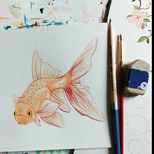 Mi proyecto del curso: Acuarela con detalles en filigrana y toques metálicos. Un progetto di Illustrazione tradizionale, Pittura, Pittura ad acquerello, Illustrazione botanica, Illustrazione naturalistica e Pittura decorativa di Belén Moreno - 11.03.2023
