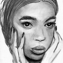 Mein Abschlussprojekt für den Kurs: Künstlerisches Porträt mit Kohlestift: die Atmosphäre. Traditional illustration, Fine Arts, Drawing, Portrait Drawing, Realistic Drawing, and Artistic Drawing project by a. kai. - 03.11.2023