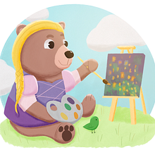My project for course: Children’s Character Creation: Techniques and Styles. Character Design, Drawing, Digital Illustration, Children's Illustration, Digital Drawing, and Digital Painting project by Hallie S - 03.10.2023