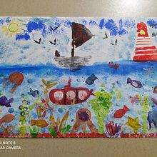 Il mio progetto del corso: Tecniche di stampa per bambini. Traditional illustration, Arts, Crafts, Fine Arts, Printing, Children's Illustration, and Creating with Kids project by milly21 - 03.11.2023