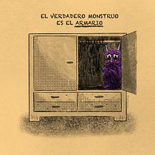 Reflexión del monstruo del armario. Design, Traditional illustration, Digital Drawing, and Poster Design project by Rogo Madrid - 03.08.2023