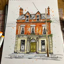 Architectural Expressions with Markers. Un projet de Architecture et Illustration traditionnelle de Brian Doyle - 12.03.2023